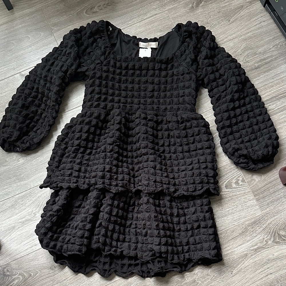 Crunch black long sleeve dress